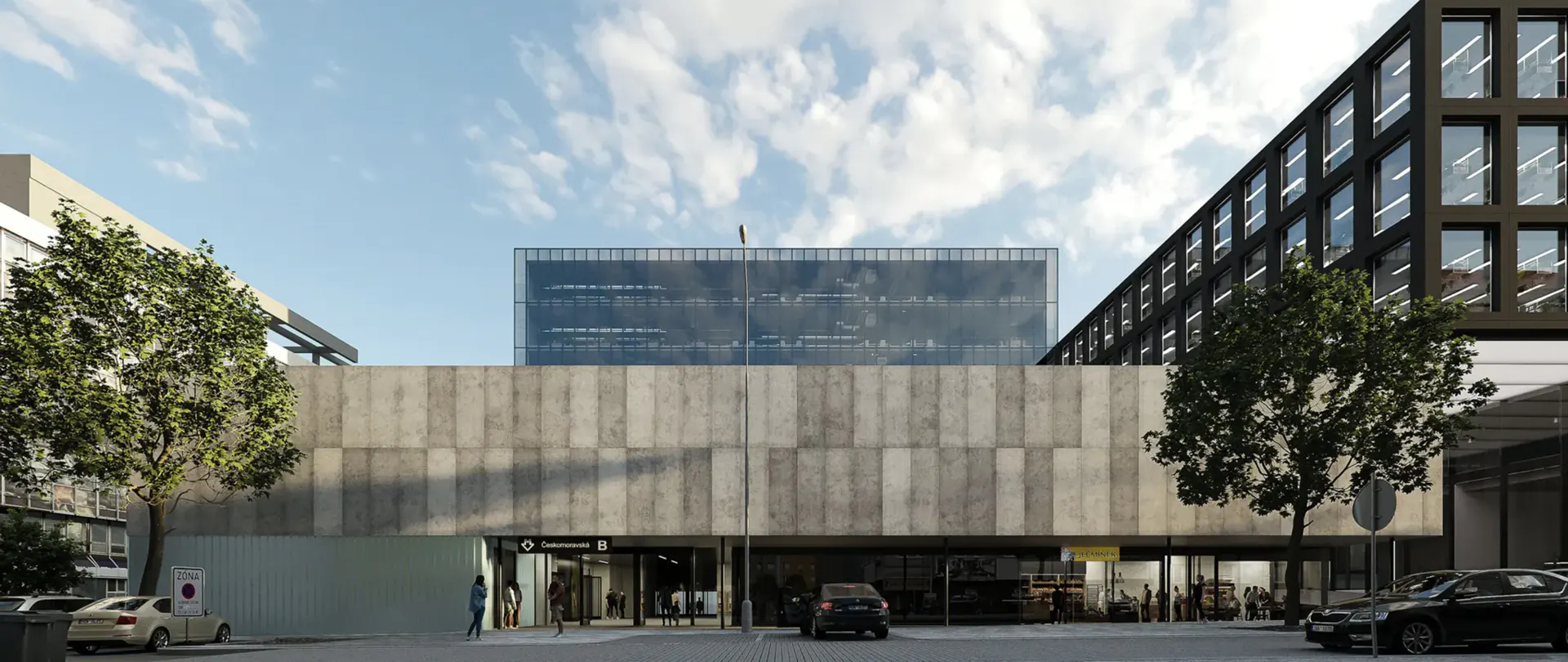 Rekonstrukce stanice metra Českomoravská